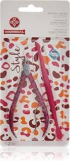Mundial Alicate cuticula +Espatula (758) Estampado