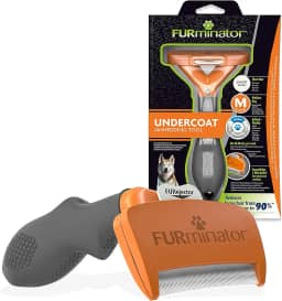 FURminator Ferramenta de remoção de pelos para cães de pelo médio curto 9-23 kg, T691665