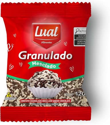 Chocolate Granulado Mesclado Lual 120G