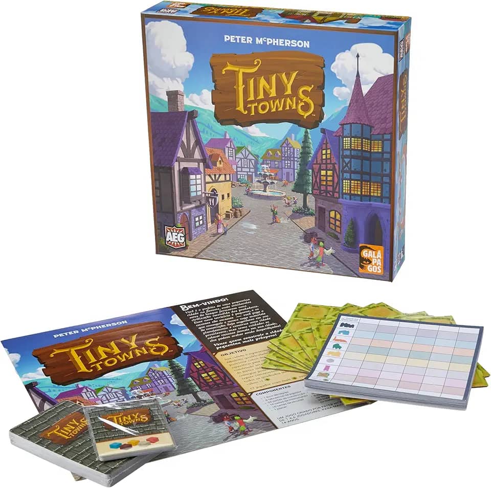 Tiny Towns, Galápagos Jogos, Multicolor