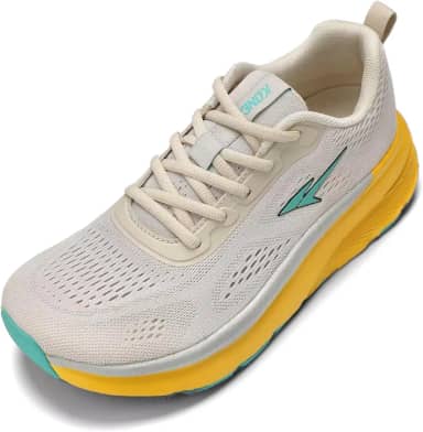 Tênis masculino de corrida de estrada acolchoado, antiderrapante, para pés largos, confortável, atlético, academia, treino, largura larga