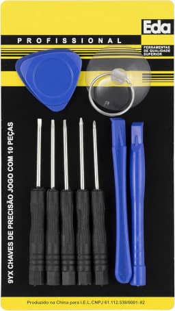 EDA Chaves De Precisão Para Celular Com 10 Peças 9Yx Preto