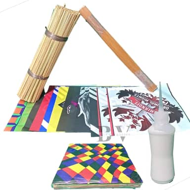 KIT 50 PIPA 30X30 COMPLETO SEDA COLA VARETAS