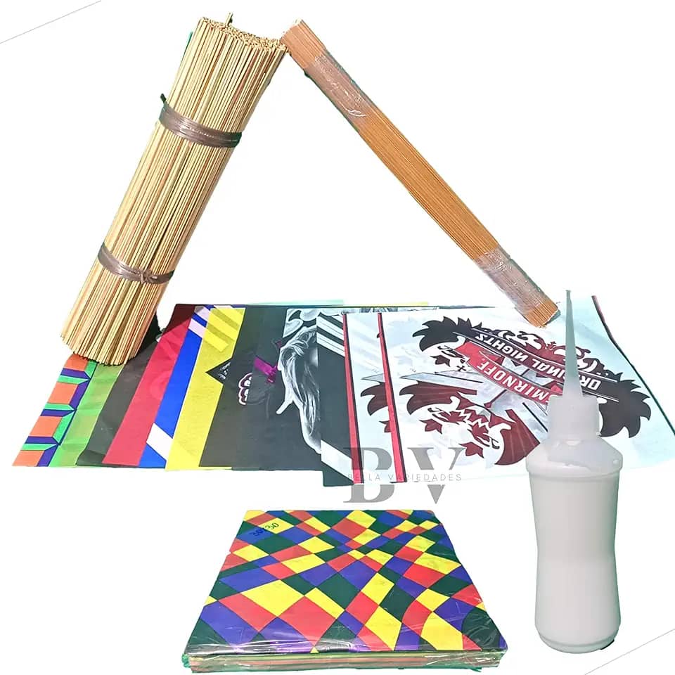 KIT 50 PIPA 30X30 COMPLETO SEDA COLA VARETAS