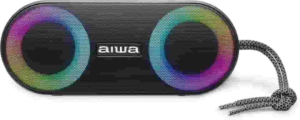 Caixa de Som Speaker, Aiwa, Bluetooth, Luzes Multicores, IP65 - AWS-SP-01