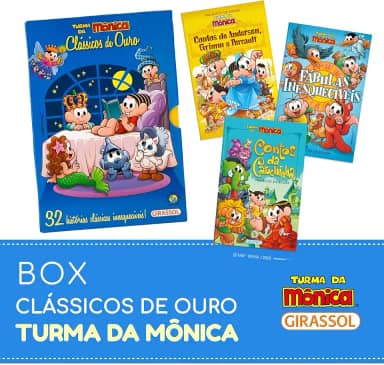 Box Turma da Mônica Clássicos de Ouro