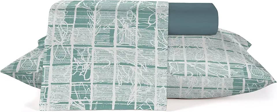 Jogo Roupa de Cama 100% Algodão Teka Crystal Casal