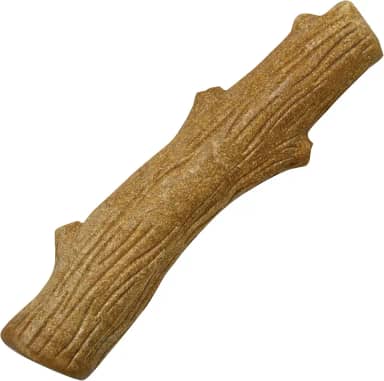 Petstages Dogwood Brinquedo de mastigar durável para cães, grande - Bastão de mastigar de longa duração feito com madeira real - Feito nos EUA, G