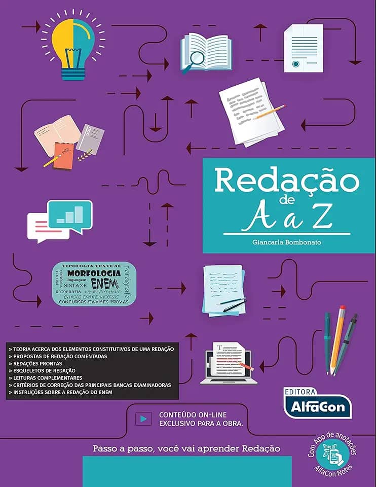 Redação de A a Z: Passo a passo, você aprender Redação