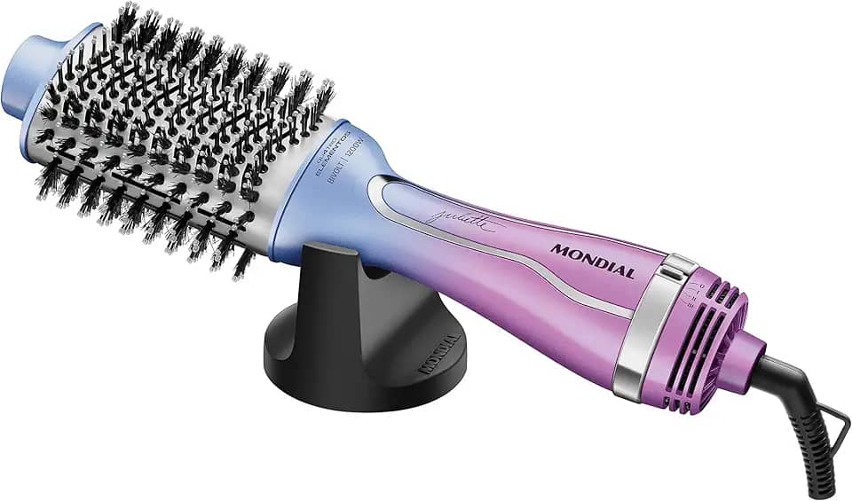 Escova Secadora By Juliette, Mondial, Azul/Rosa, 1200W, Bivolt - ES-JU-03