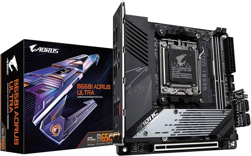 Placa Mãe Gigabyte B650I AORUS ULTRA WIFI (AM5/2xDDR5/HDMI/DP/USB 3.2/M.2)