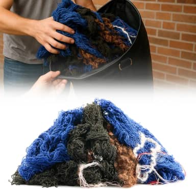 Refil de saco de pancadas de 3,6 kg, enchimento de saco de feijão de boxe, recheio de retalhos de tecido têxtil desfiado para adultos Muay Thai e mais