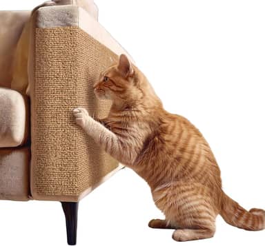 Arranhador Adesivo Premium Para Gatos- Sofá Cama Box 50x50cm (BEGE)