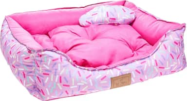 SS Pets Cama Granulado Rosa Pet Para Cães E Gatos Tamanho Médio Para Cães