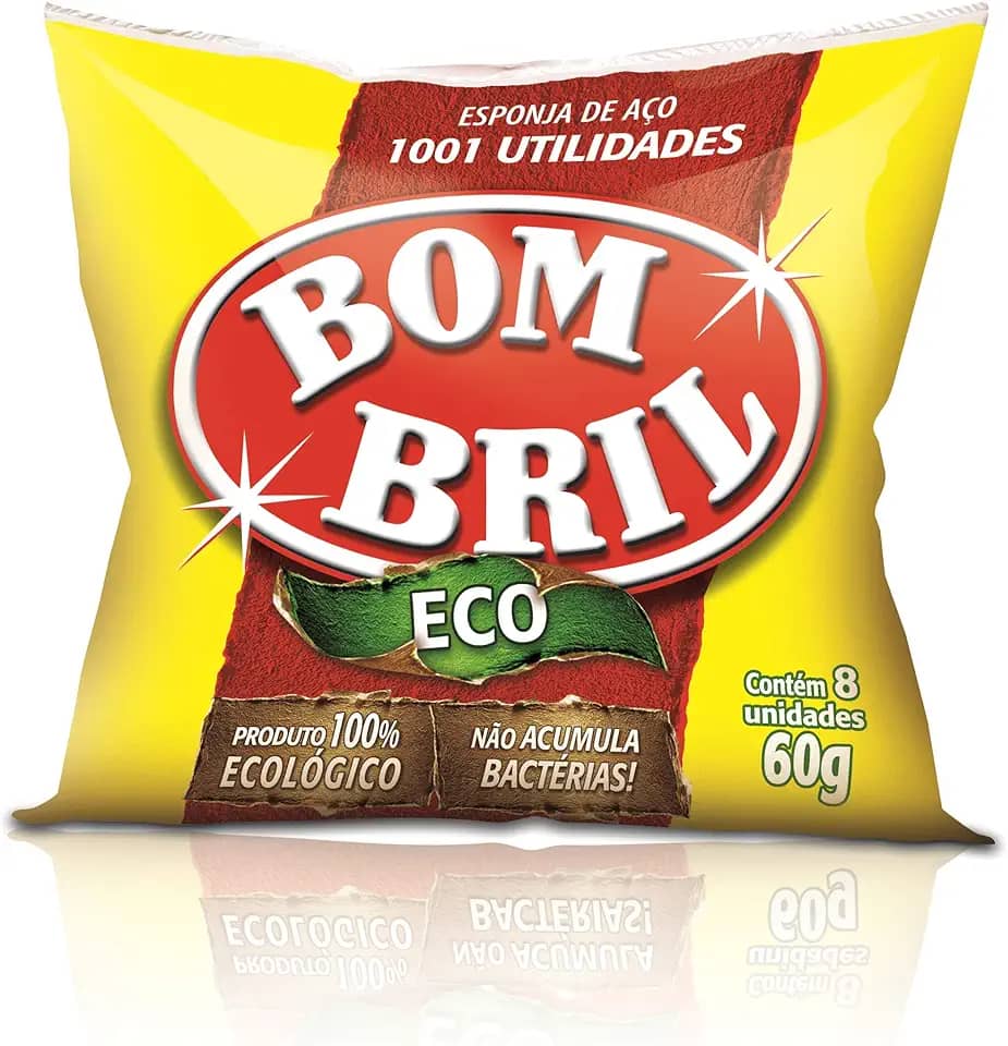 Esponja de Aço 8 Unidades, Bom Bril