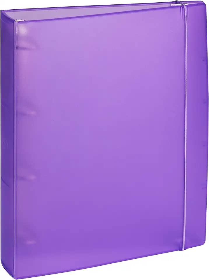 Acrimet Fichário Universitário 4 Argolas A4, Cor Lilás, 804.5