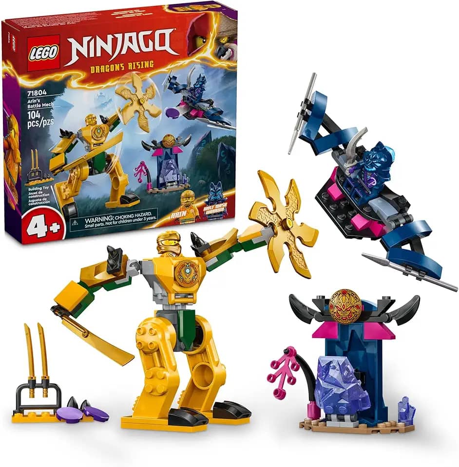 LEGO Set Ninjago 71804 Robô de Combate do Arin 104 peças