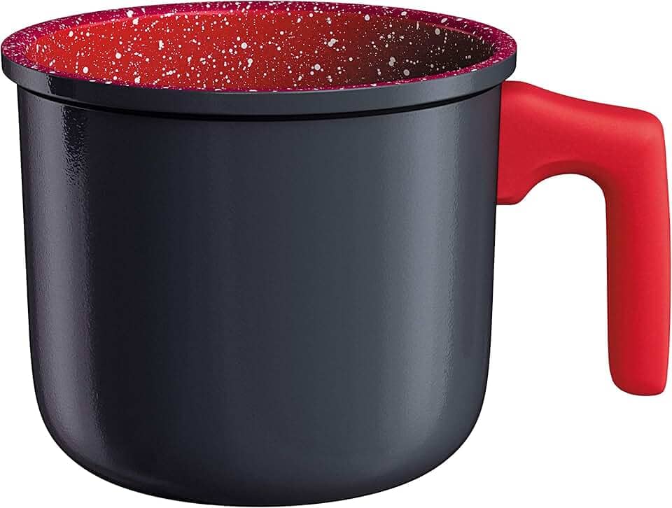 Euro Home - Fervedor 14 cm Antiaderente ColorStone Titânio - ALU8402-TI