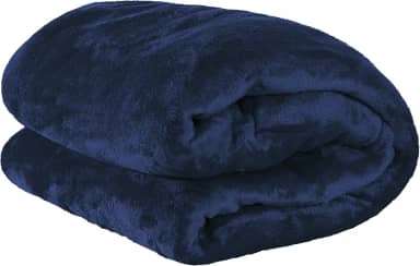 Manta Queen Cobertor Soft Andreza 2,20x2,40m – Ultra Macia, Anti Alérgica e Elegante, Ideal para Dias Frios (Azul)