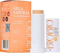 Base Multifuncional Em Bastão Com Cor E Protetor Solar Fps33 Tom #100 (Avelã)