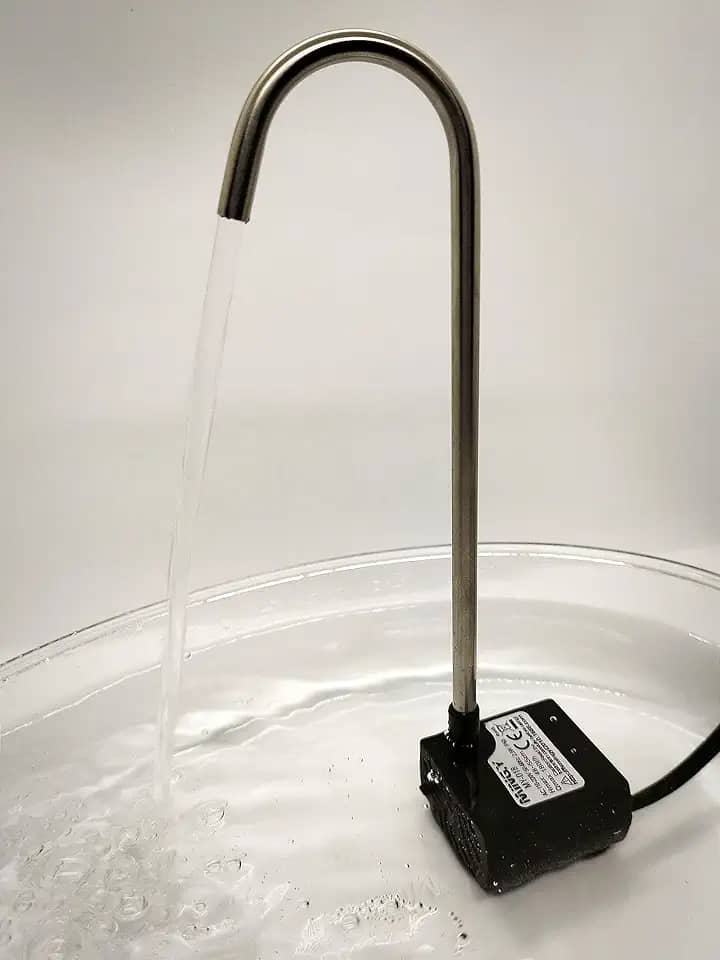 Kit Bebedouro Gato Pet Fonte Bivolt C/Torneira Bica Inox