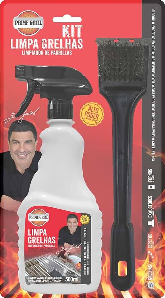 Kit Limpa Grelhas Prime Grill