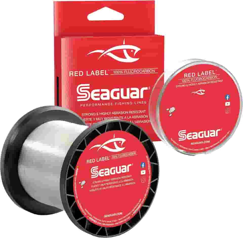 Seaguar Linha de pesca Red Label 100% Fluorocarbono, 200 metros