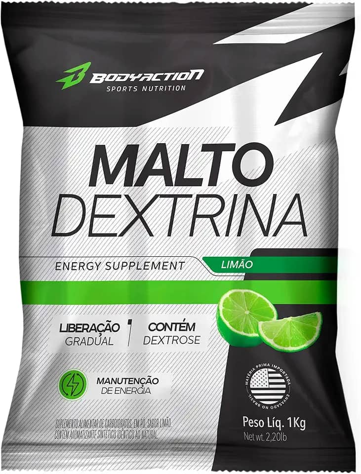 Maltodextrina 1Kg Sabor Limão Bodyaction