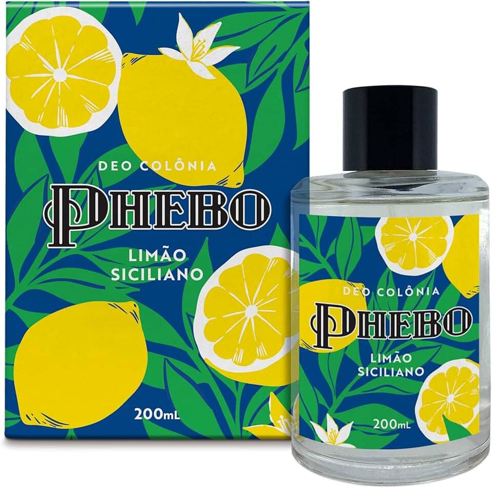 PHEBO - Deo Colônia Limão Siciliano 200ml