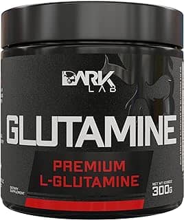 Glutamina Dark Lab 100% Pura, 300g, Recuperação Muscular e Sistema Imunológico