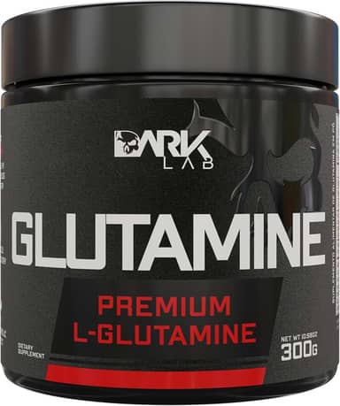 Glutamina Dark Lab 100% Pura, 300g, Recuperação Muscular e Sistema Imunológico