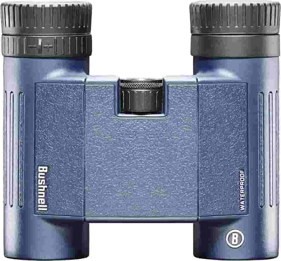 Bushnell Binóculos H2O 8x25 para observação de pássaros – compactos e à prova d'água com prismas BaK-4 e óptica multirevestida – leve para caminhadas, viagens e observação da vida selvagem
