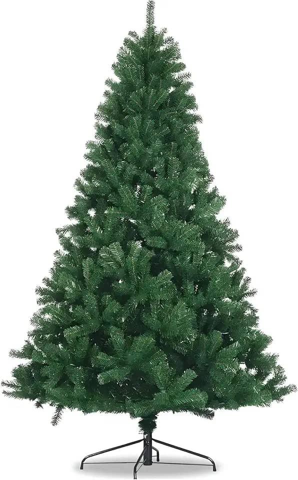 Árvore De Natal Grande 1,80m 650 a 850 Galhos Cheios Pinheiro Verde, Luxo E Elegante Para Decoração De Natal, Eventos, Festas Natalinas Com Base De Ferro Firme e Resistente - Linha Premium