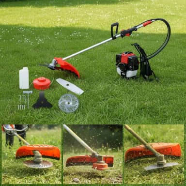 Roçadeira à Gasolina Costal Profissional 65cc 3hp + 80 Dentes