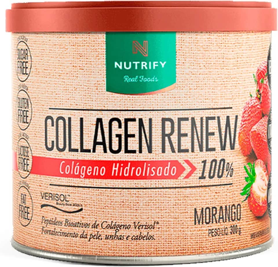Collagen Renew Verisol (300g) - Morango, Nutrify