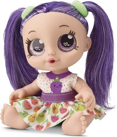 Bambola Boneca Baby Rainbow Frutinhas Uva 21cm