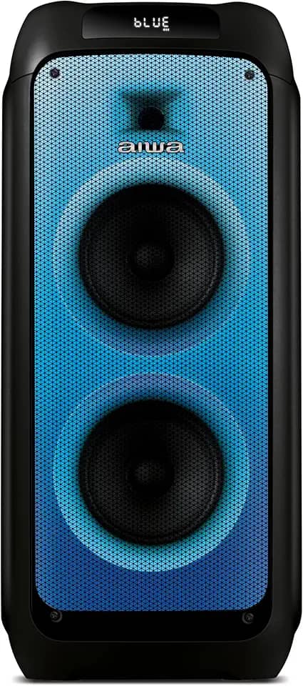 Caixa de Som PartyBox AIWA PB-05 Bluetooth 20H RGB USB TWS Preto