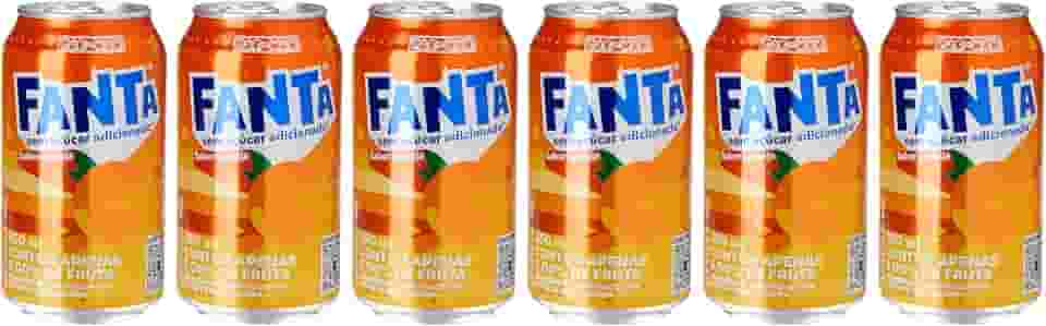 Pack de Fanta Laranja Zero lata 350ml 6 unidades