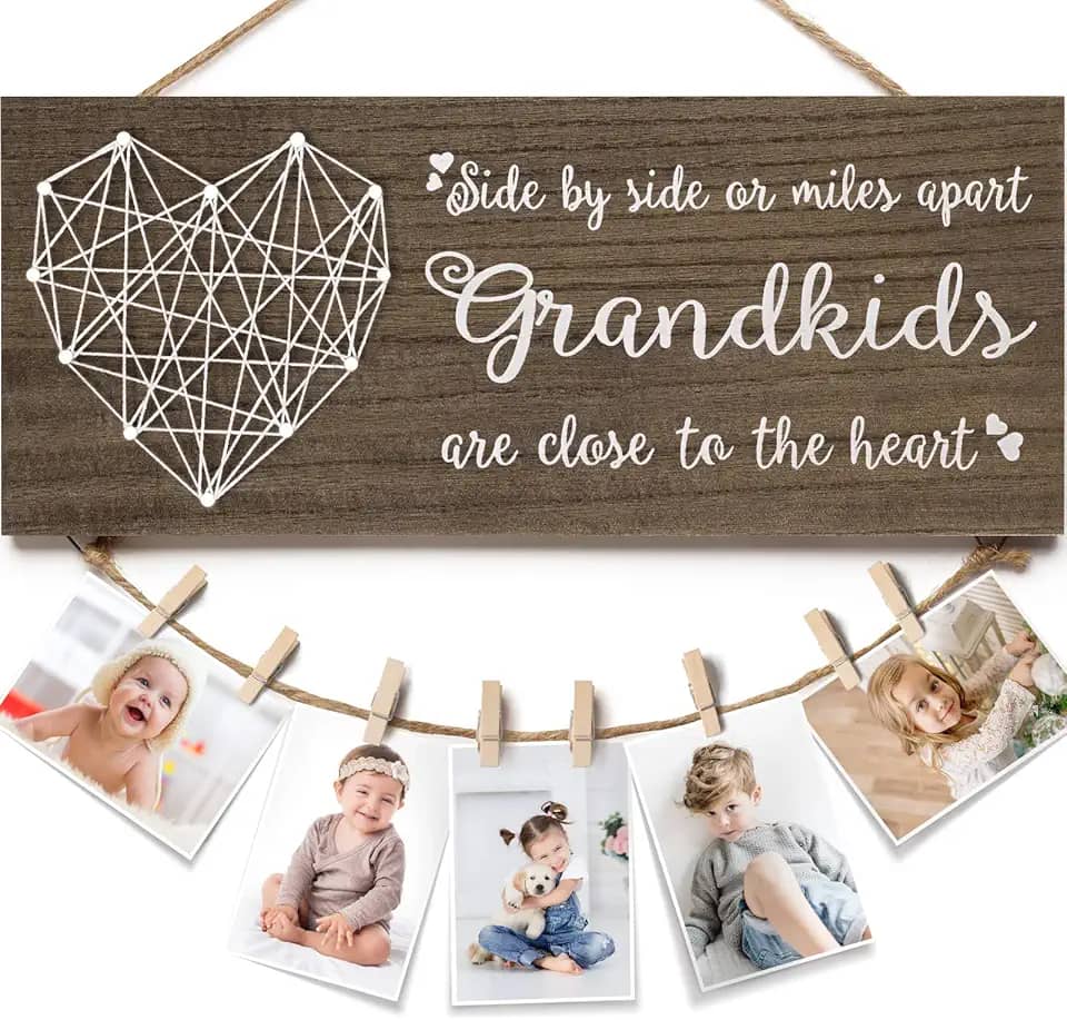 Os melhores presentes para avós, presentes de Dia das Mães, para avós, presentes de aniversário para avós, netos, netos, porta-fotos, presentes para vovós, presentes de Nana para o Natal