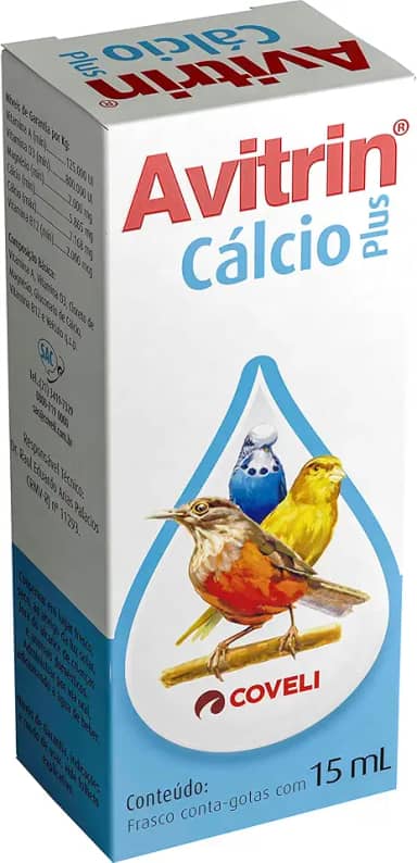Avitrin Cálcio Plus Avitrin Para Pássaros