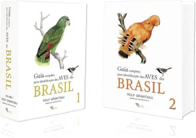 Kit Guia Completo para Identificação da Aves do Brasil, volumes 1 e 2