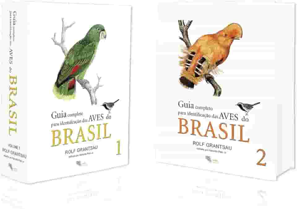 Kit Guia Completo para Identificação da Aves do Brasil, volumes 1 e 2