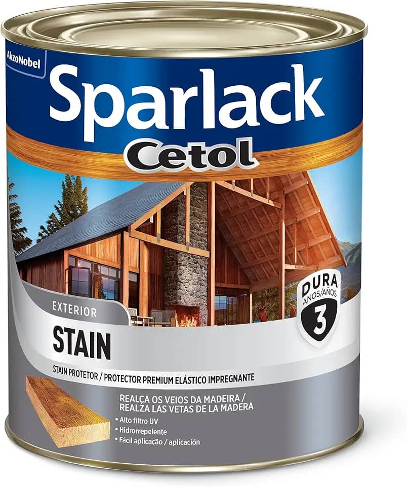 CETOL STAIN AC UV GLASS 900ML - SPARLACK