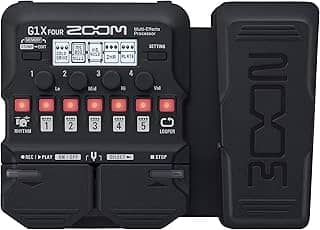 Processador multiefeitos com pedal Zoom G1X FOUR