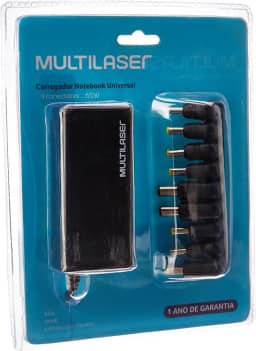 Carregador Notebook Compacto 65W Automático 10 Conectores Multilaser - CB082