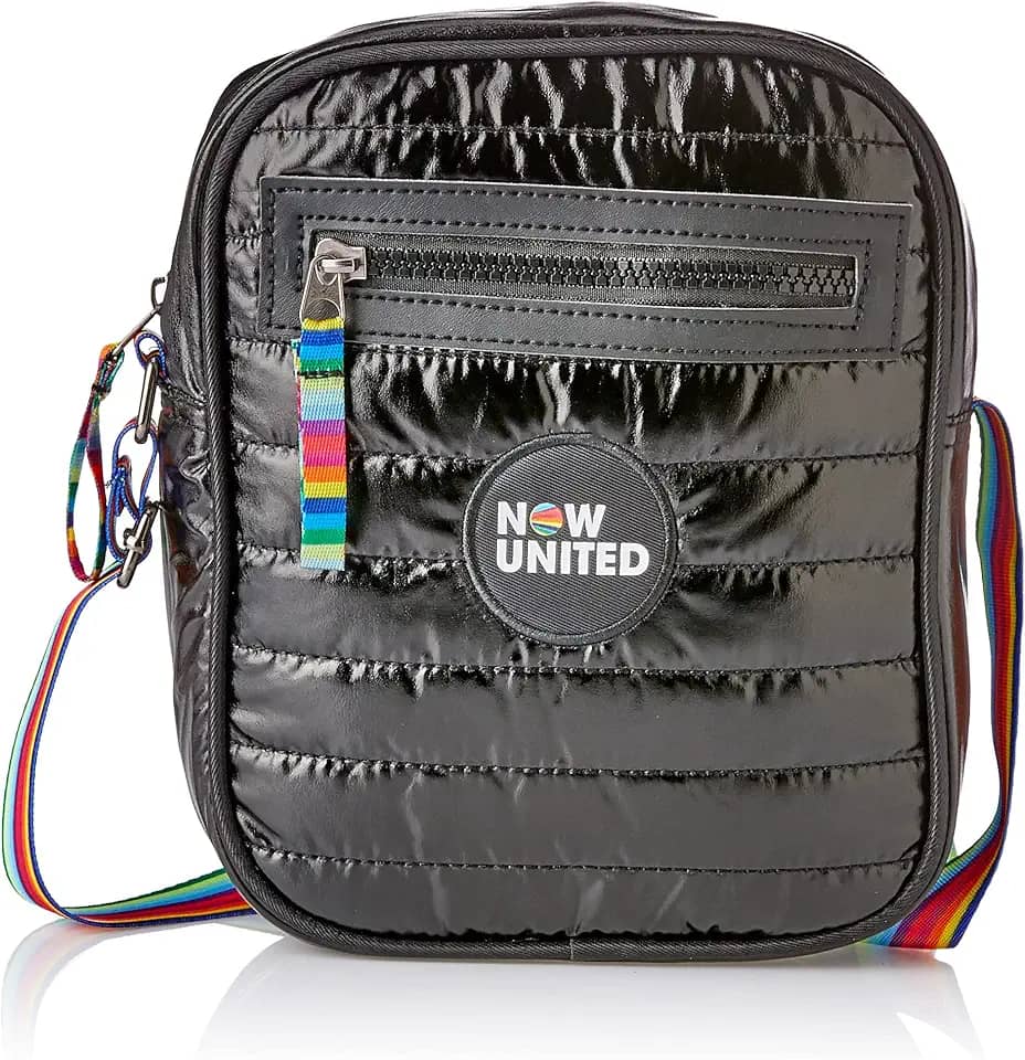Bolsa Transversal, Pequena, Now United, Preto