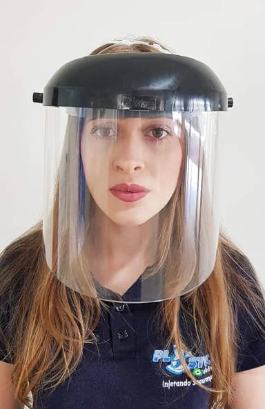 Protetor Facial Incolor 8 Polegadas CA 15019 Face Shild