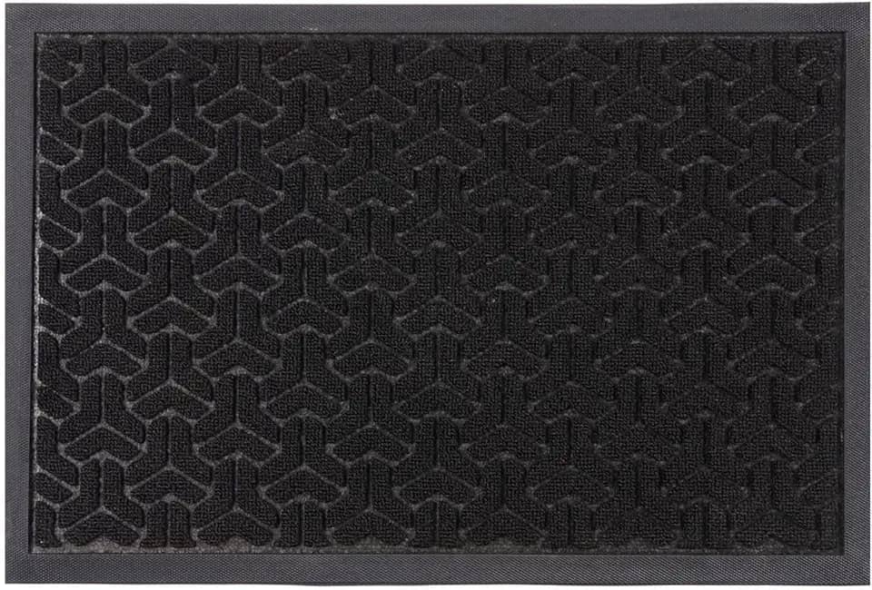 Kapazi, Tapete Capacho Waterkap Residencial 40Cm X 60Cm Grafite