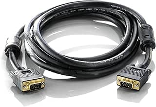 Cabo de Vídeo VGA PlusCable 3Metros PC-MON3002 - SVGA com Filtro anti interferência