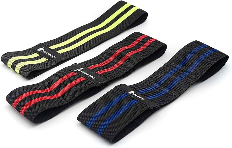 Kit 3 Hip Band Faixa de Fisioterapia Leve, Médio e Forte